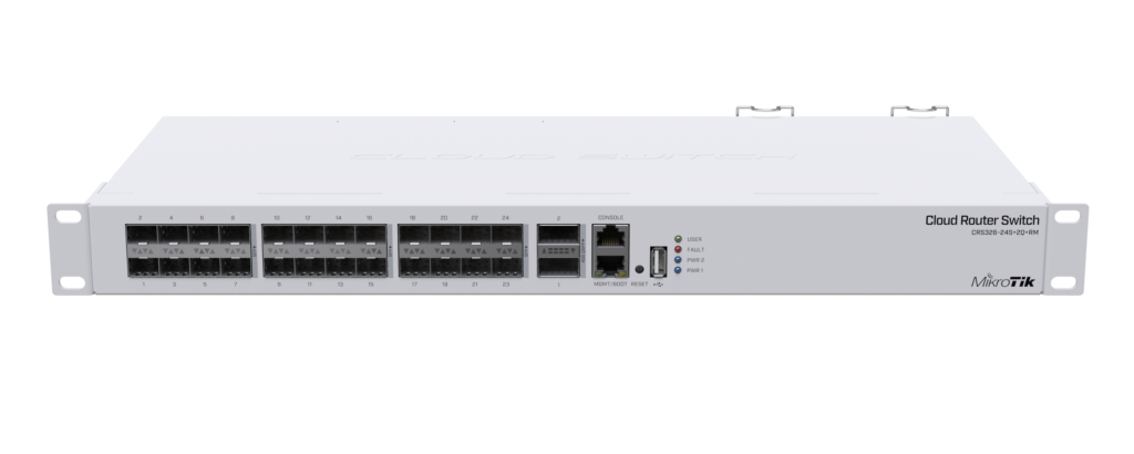 روتر سوئیچ میکروتیک CRS326-24S+2Q+RM