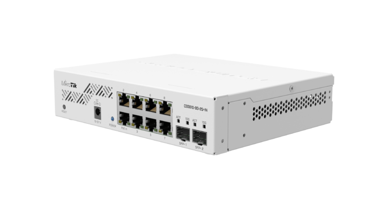 قیمت، مشخصات و خرید سوئیچ میکروتیک CSS610-8G-2S+IN
