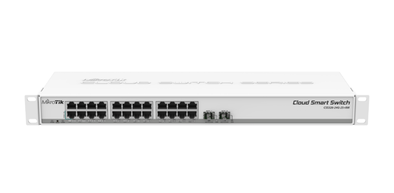 قیمت، مشخصات و خرید سوئیچ میکروتیک CSS326-24G-2S+RM