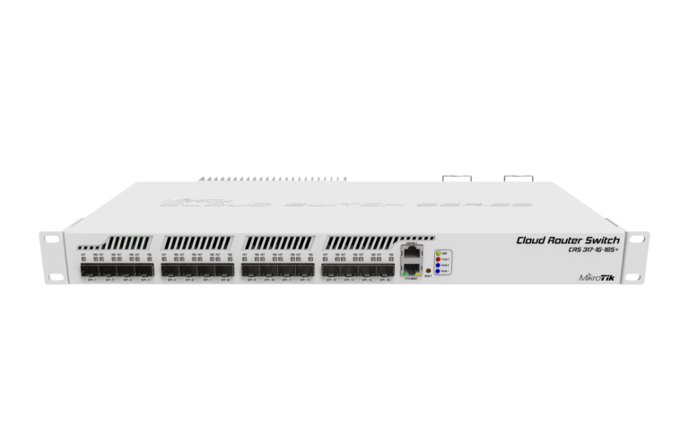 قیمت، مشخصات و خرید سوئیچ میکروتیک CRS317-1G-16S+RM
