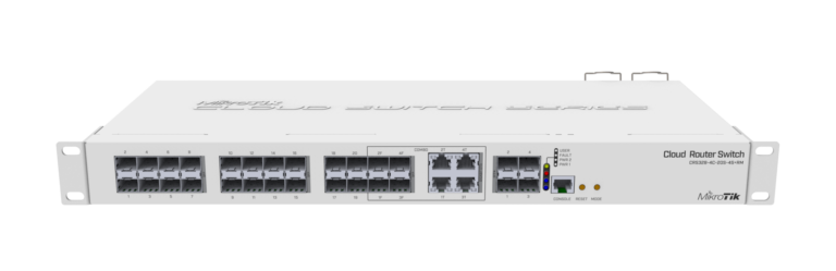 قیمت، مشخصات و خرید سوئیچ میکروتیک CRS328-4C-20S-4S+RM