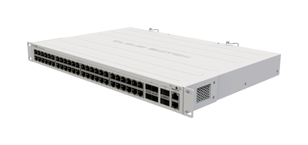قیمت، مشخصات و خرید سوئیچ میکروتیک CRS354-48G-4S+2Q+RM