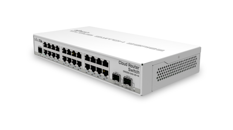 قیمت، مشخصات و خرید سوئیچ میکروتیک CRS326-24G-2S+IN