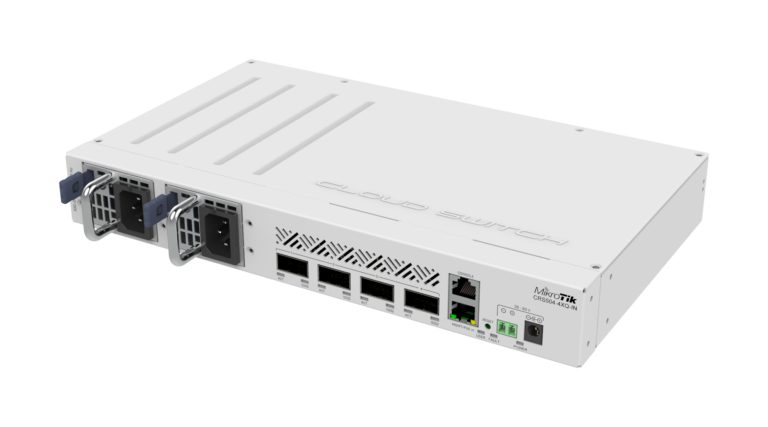 قیمت، مشخصات و خرید سوئیچ میکروتیک CRS504-4XQ-IN