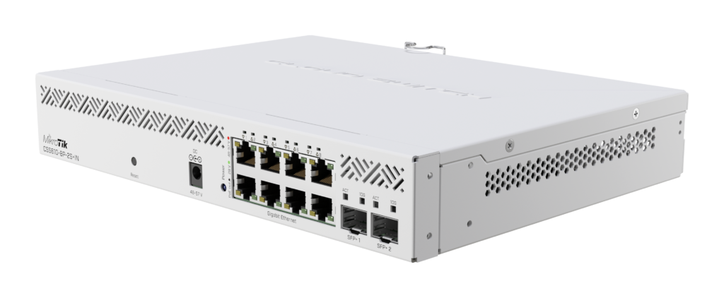 قیمت، مشخصات و خرید سوئیچ میکروتیک css610_8p_2s+In