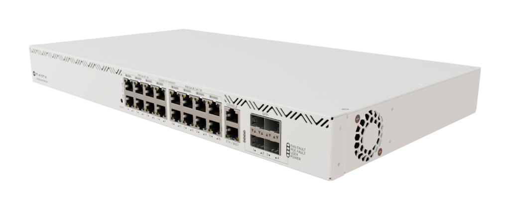 قیمت، مشخصات و خرید سوئیچ میکروتیک CRS320-8P-8B-4S+RM